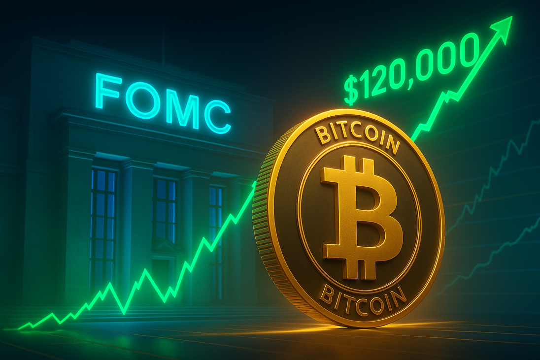 FOMC-Entscheidung: Bitcoin vor entscheidendem Durchbruch bei 120.000 Dollar