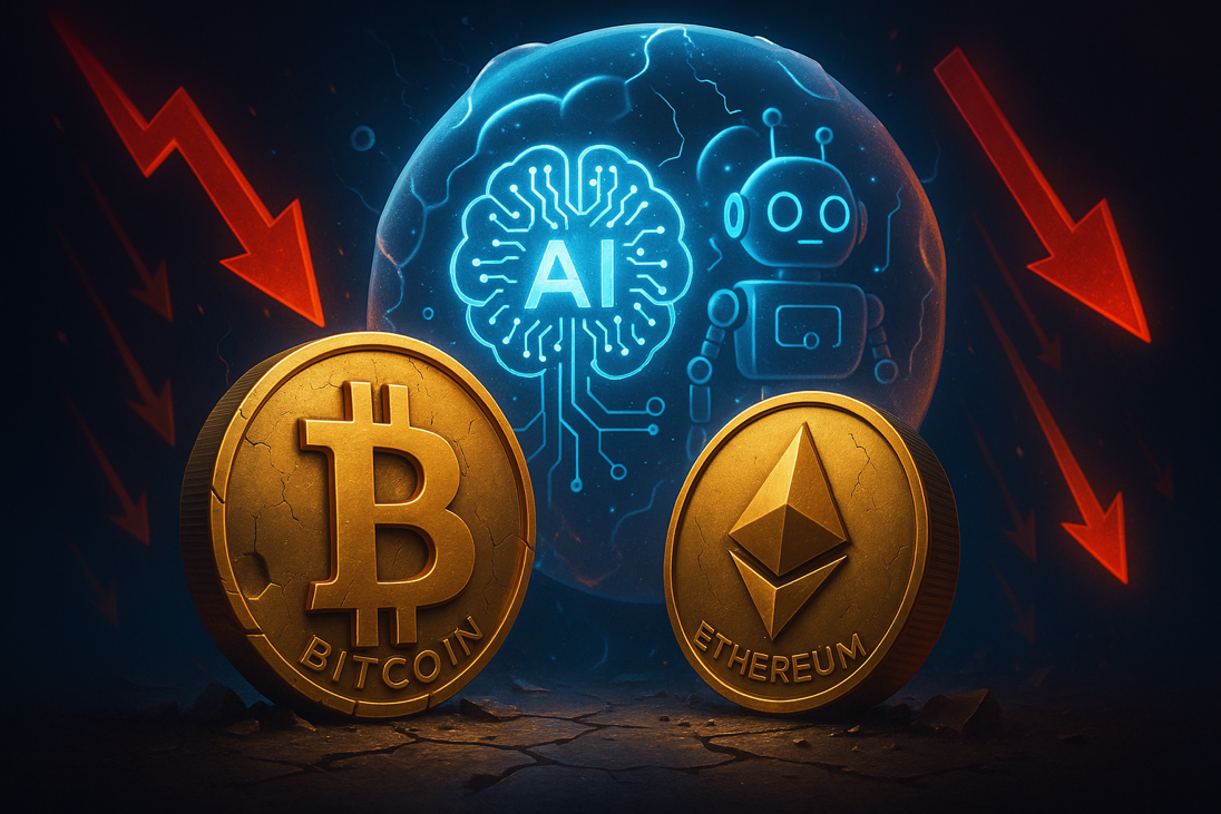 Experte warnt vor KI-Blase: Droht Kryptowährungen ein Crash durch externe Faktoren?