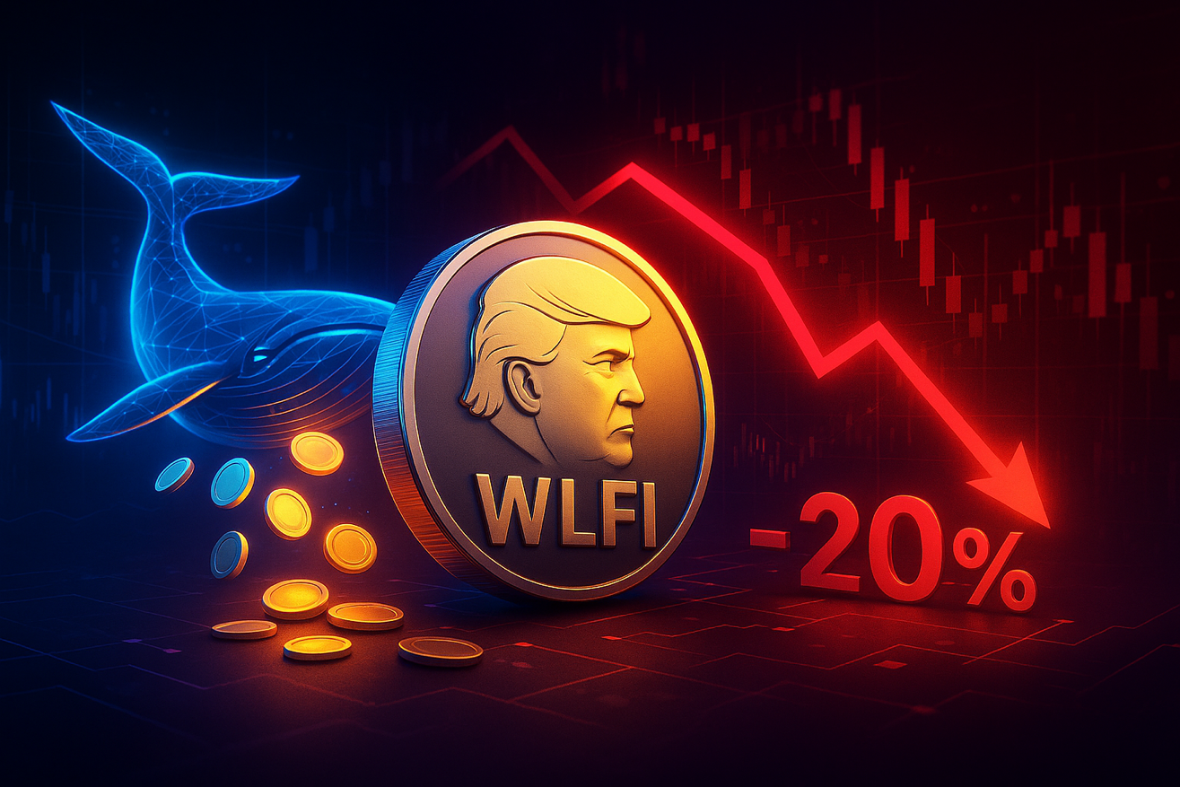 Trump-Coin WLFI verliert nach Handelsstart über 20% – Wale verkaufen massiv
