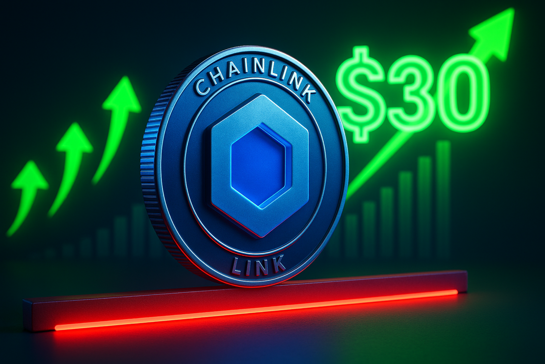 Chainlink auf kritischer Supportzone: Entscheidung über 30 $ Rallye steht bevor