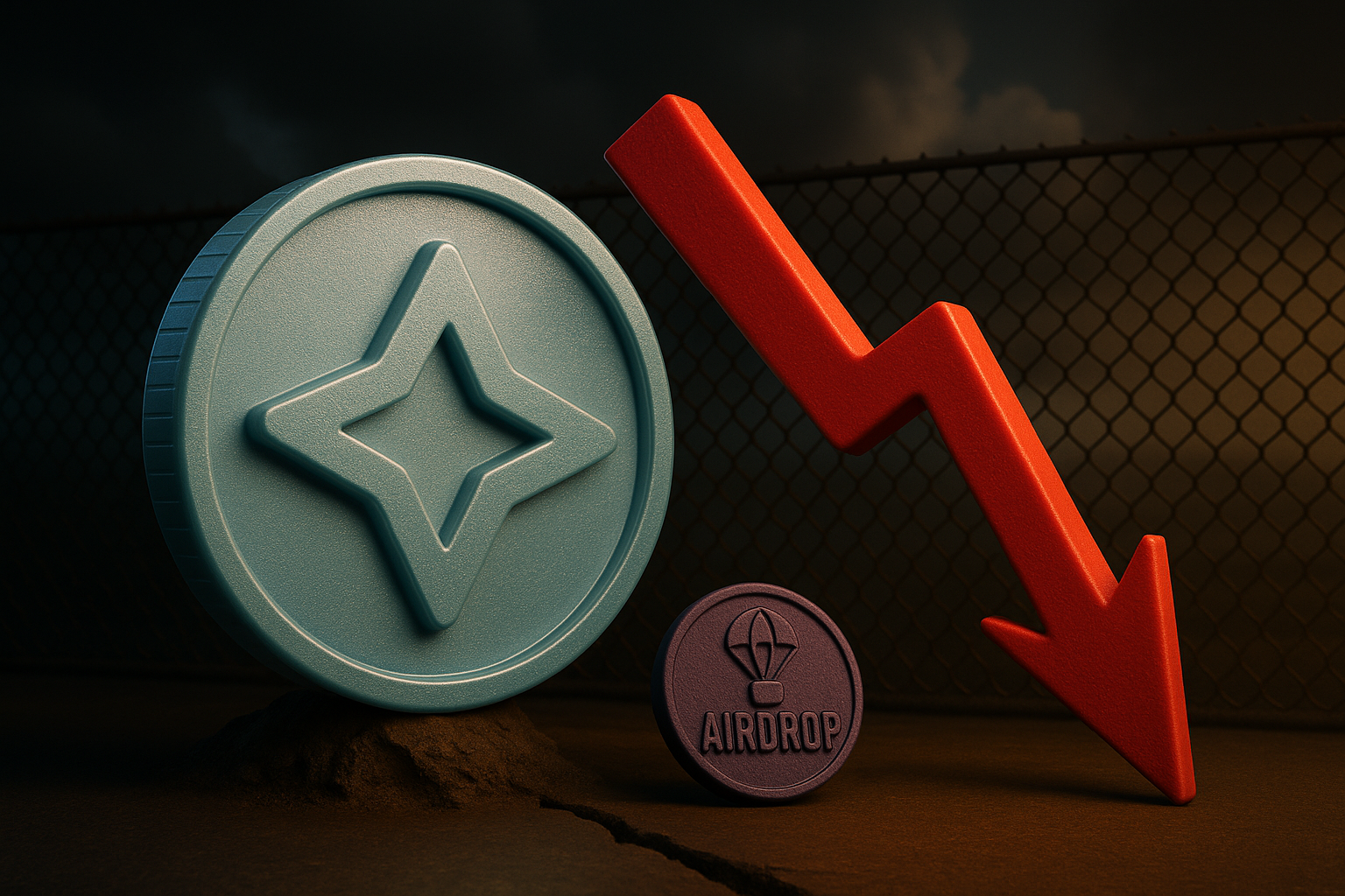 ASTER-Kurs unter Druck: Droht durch massiven Airdrop eine Korrektur?