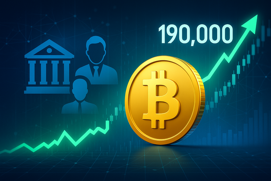 Institutionelle Investoren setzen massive Bitcoin-Wetten auf 190.000 Dollar