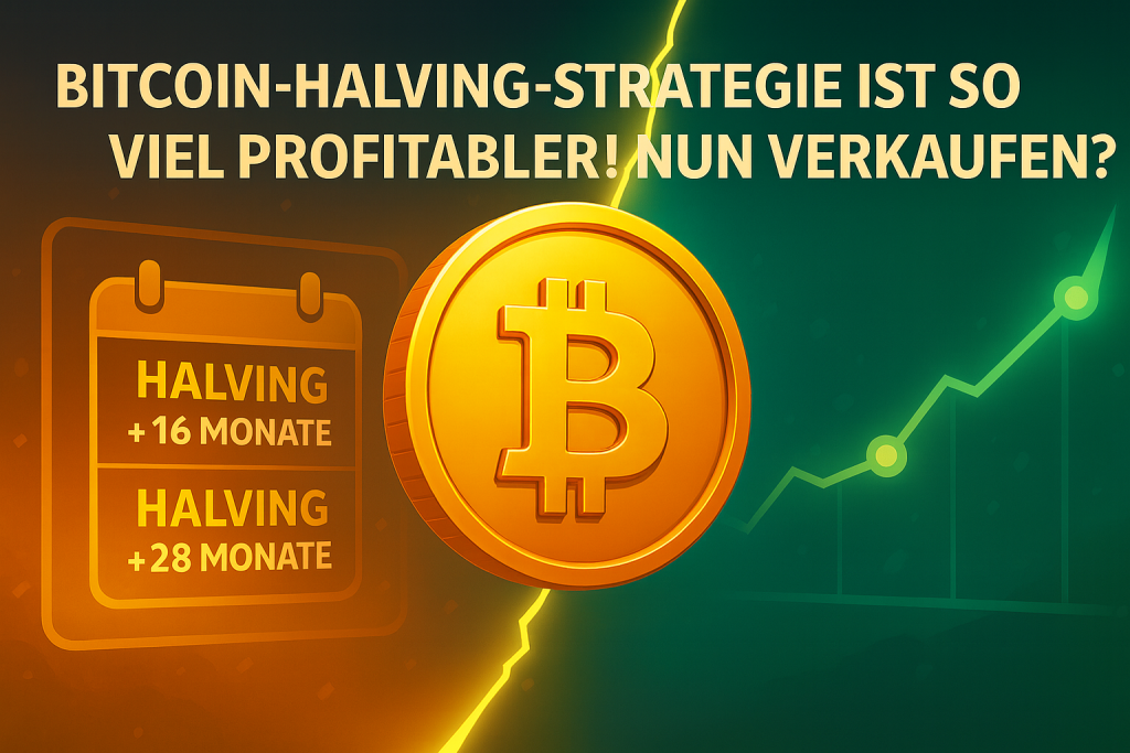 Bitcoin-Halving-Strategie ist somit viel profitabler! Nun verkaufen