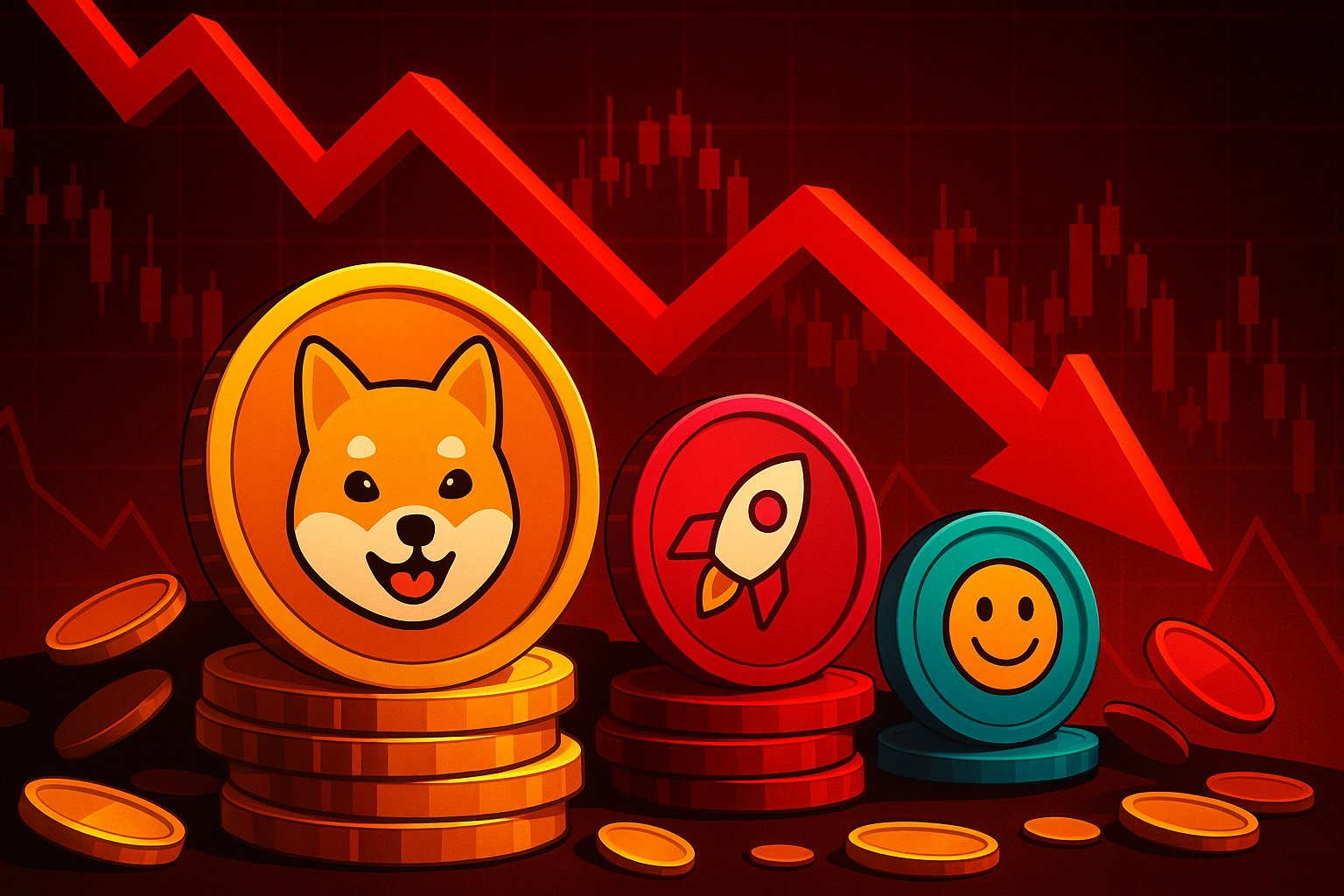 Krypto News: Meme Coins kollabieren – Marktkapitalisierung bricht 10 % ein
