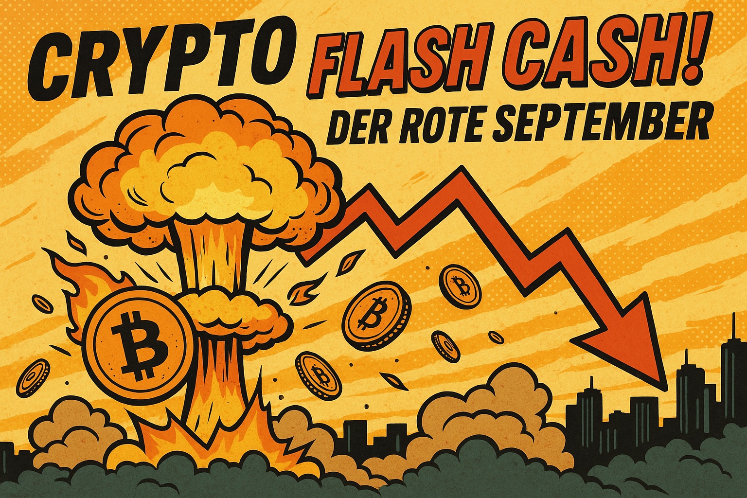 Krypto Flash Crash! Der rote September verabschiedet sich mit einem Paukenschlag