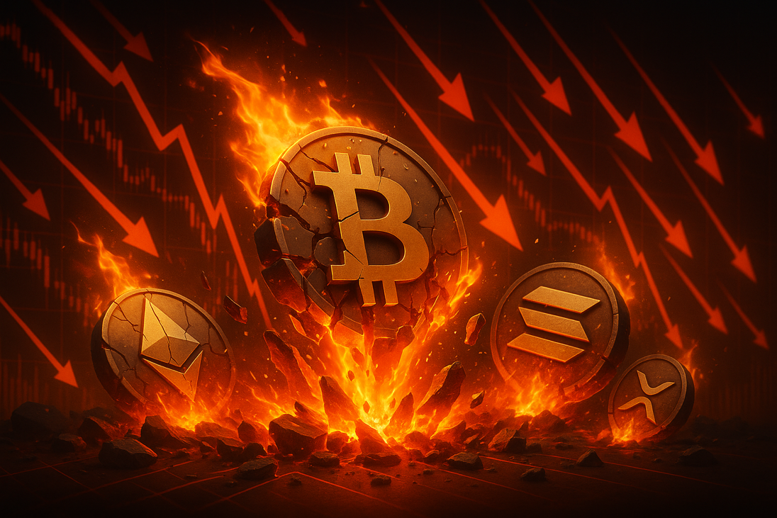 Flash Crash verbrennt Milliarden im Kryptomarkt