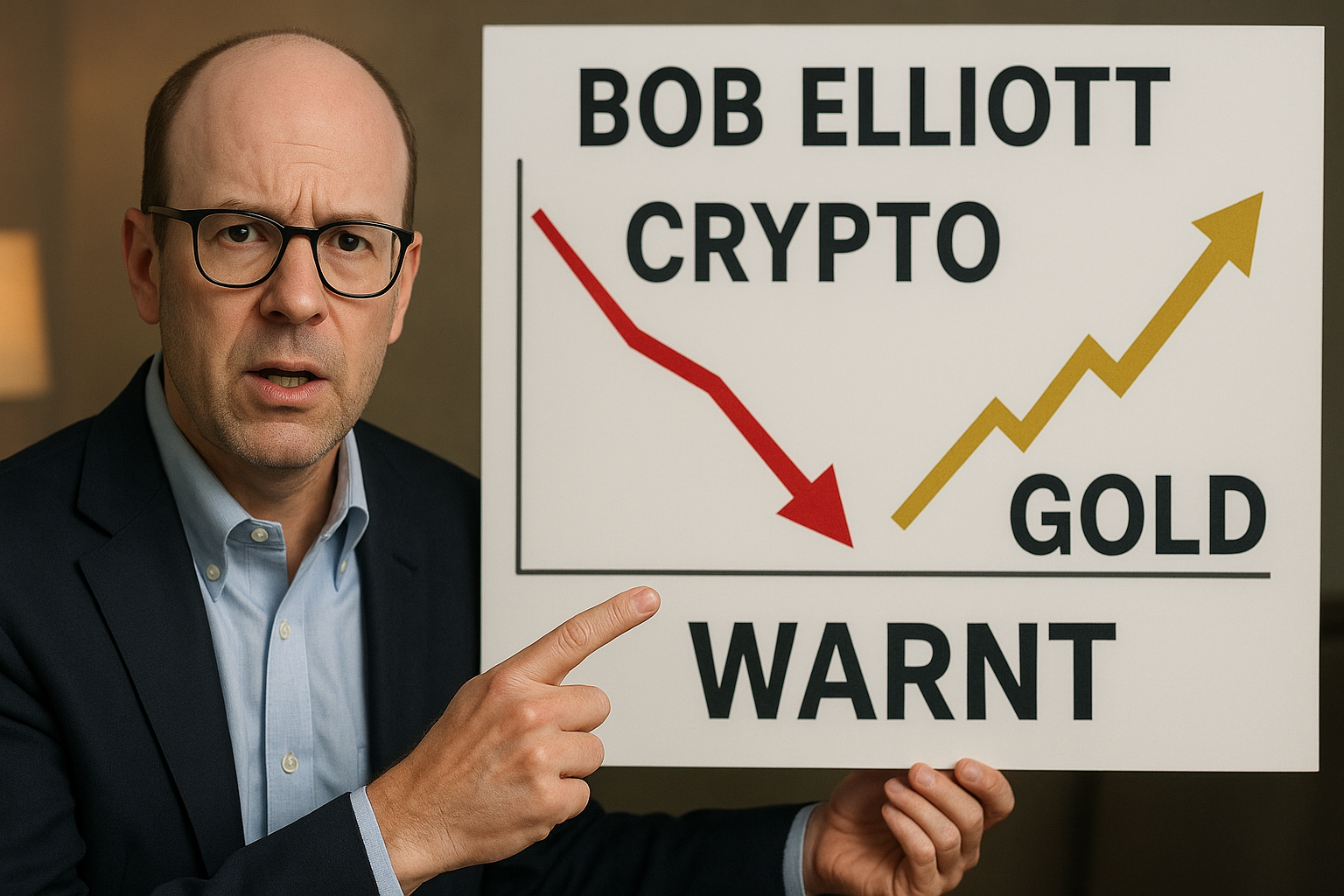 Kryptos fallen, aber Gold steigt: Finanzexperte schlägt Alarm!