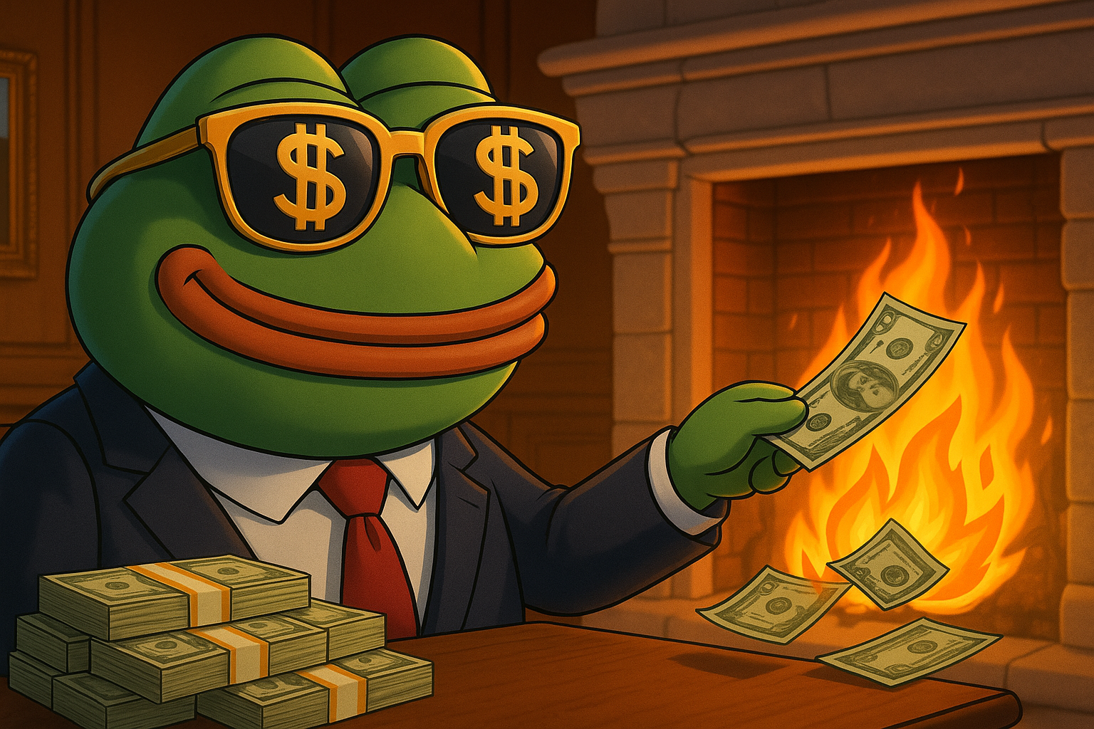 Mega-Burning von Wall Street Pepe schreitet mit 3,6 Mrd. WEPE voran