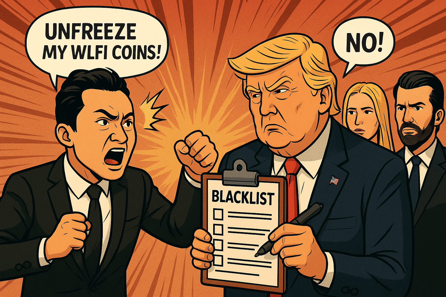 WLFI-Skandal: Trumps neuer Coin sorgt für Empörungen