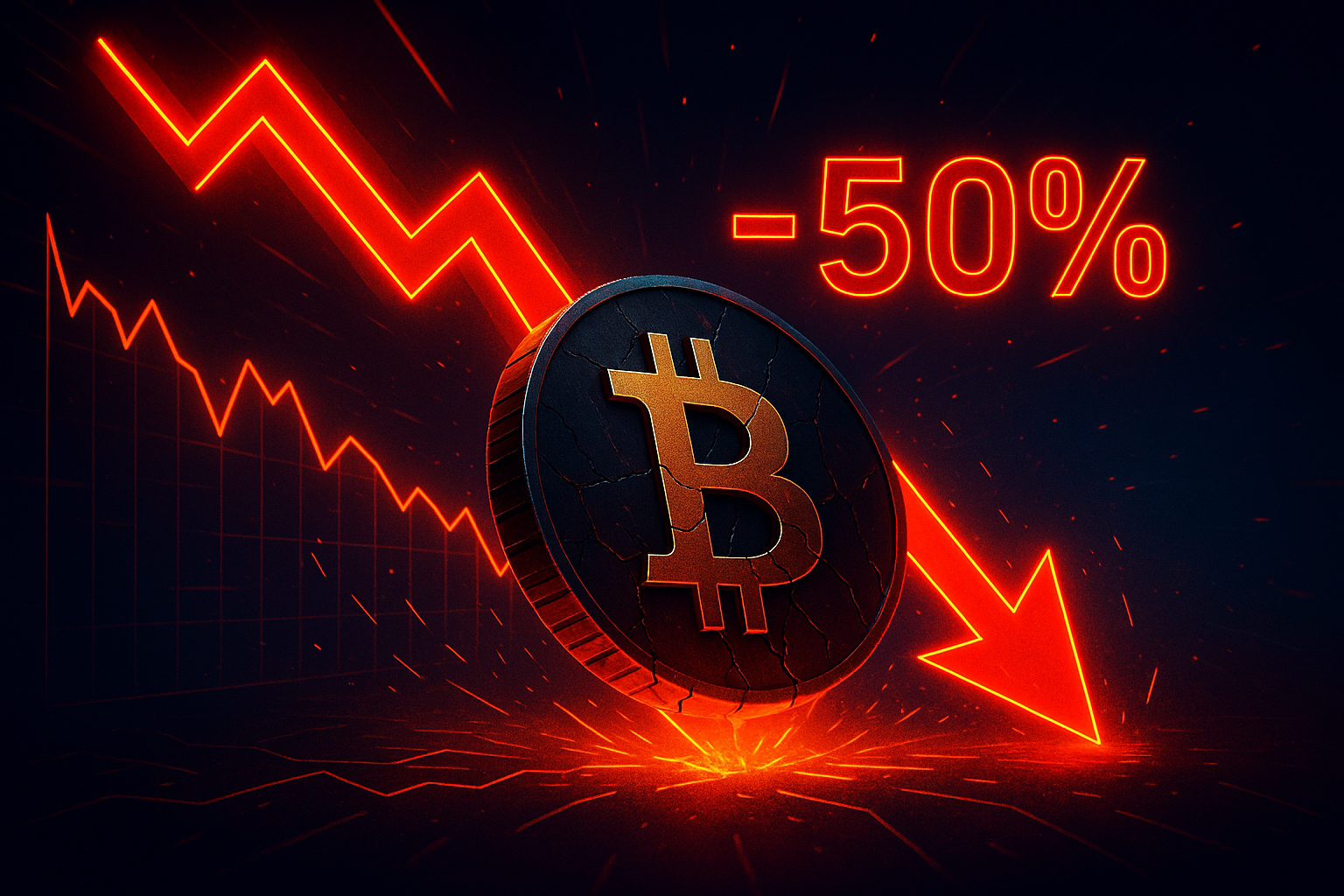 Analyst prognostiziert Bitcoin-Einbruch von 50 Prozent