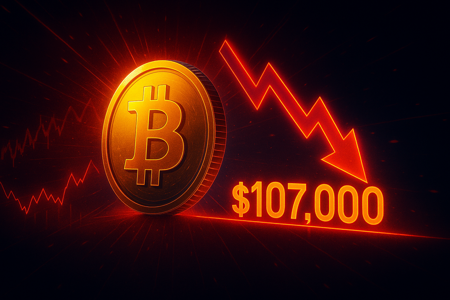 Bitcoin in kritischer Phase – Droht ein Rückfall unter 107.000 Dollar?