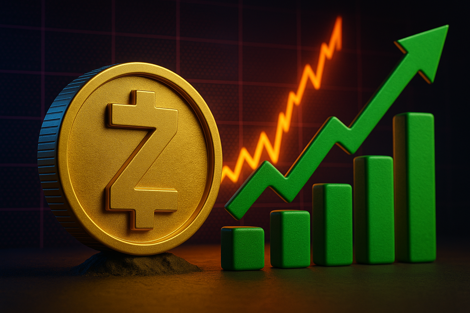ZEC explodiert um 57,27% in 24 Stunden – Privacy Coin erlebt spektakuläres Comeback
