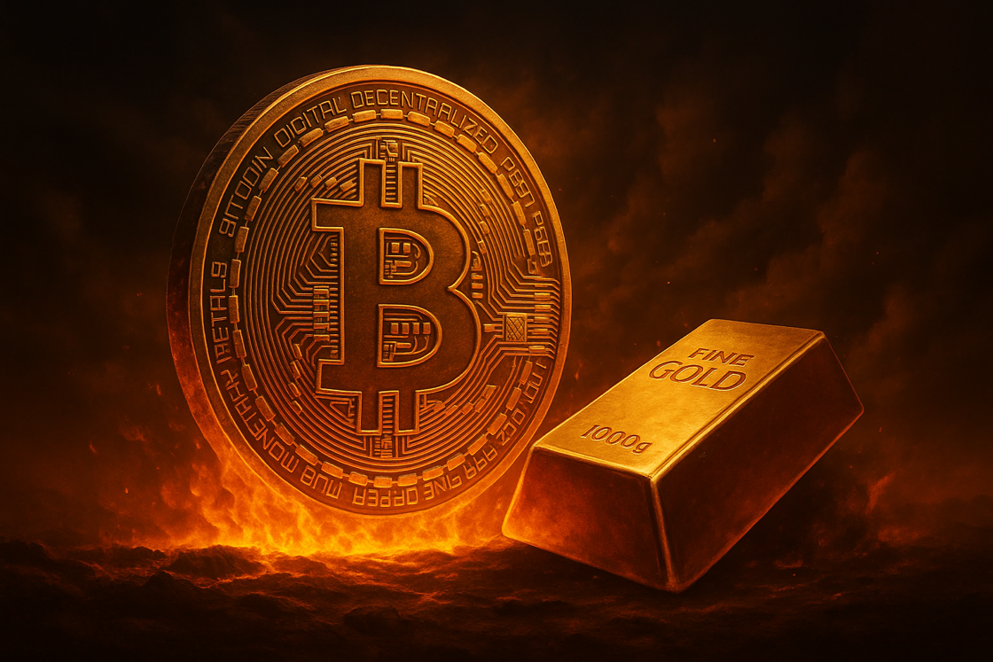 Bitcoin im Fokus: Kapitalrotation von Gold könnte massive Rallye auslösen