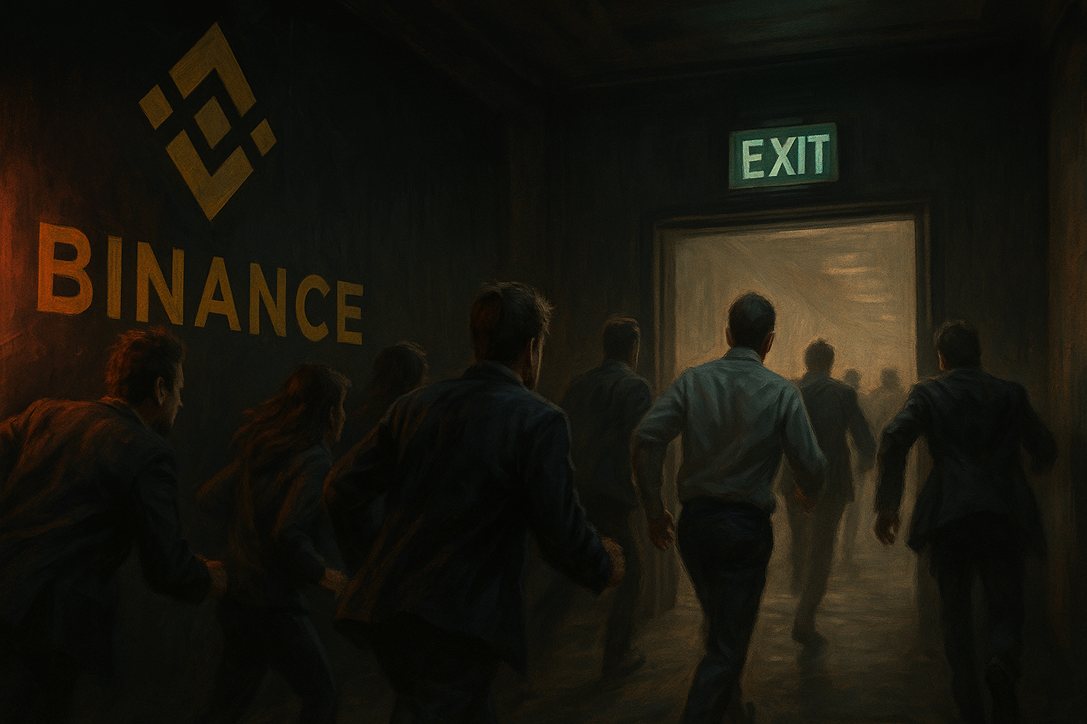 Binance-Nutzer flüchten daher jetzt in Scharen