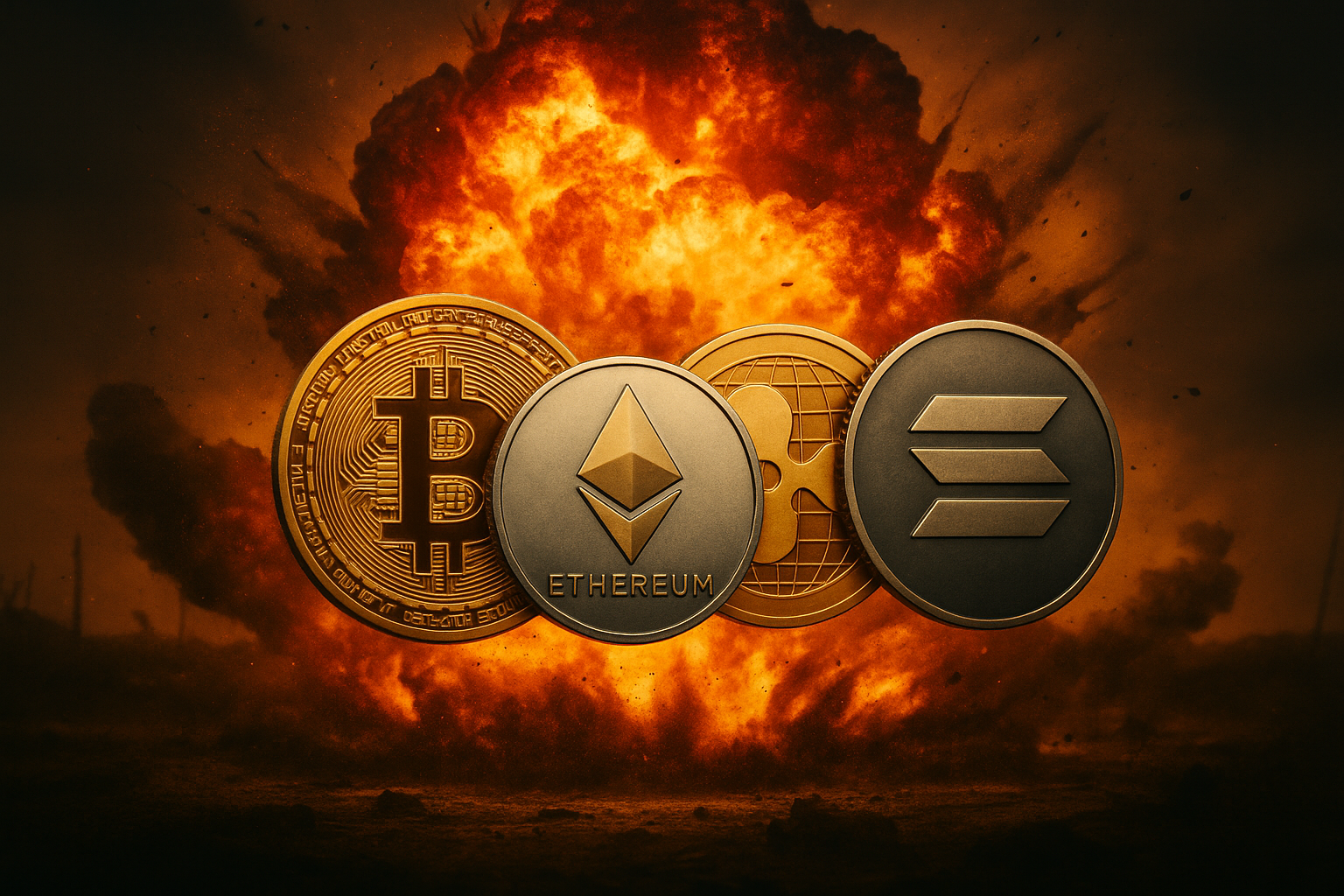 Bitcoin, Ethereum, Ripple und Solana könnten bald deswegen explodieren!