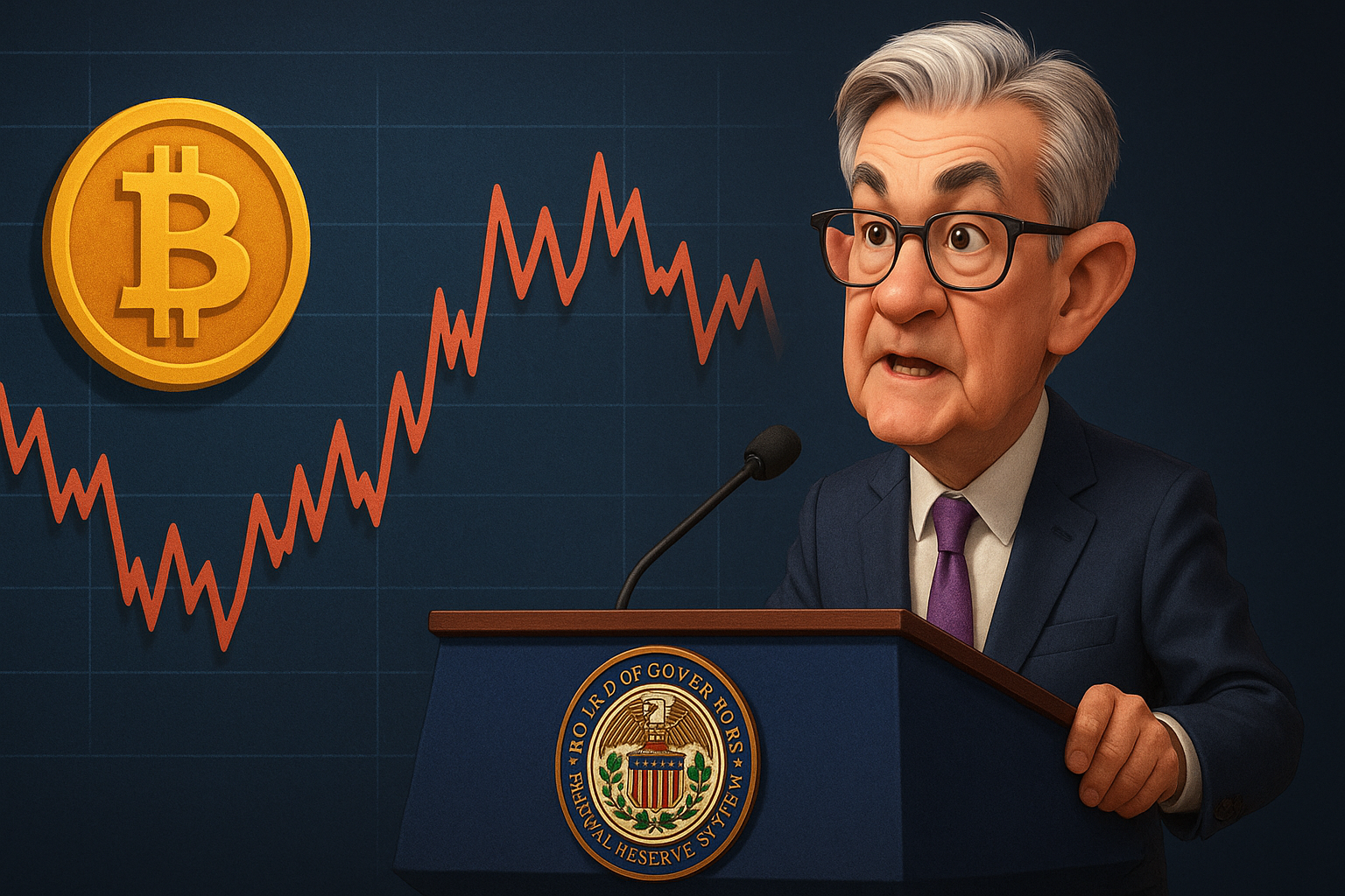 Bitcoin-Kurs-Prognose: BTC fällt deswegen trotz Zinssenkung