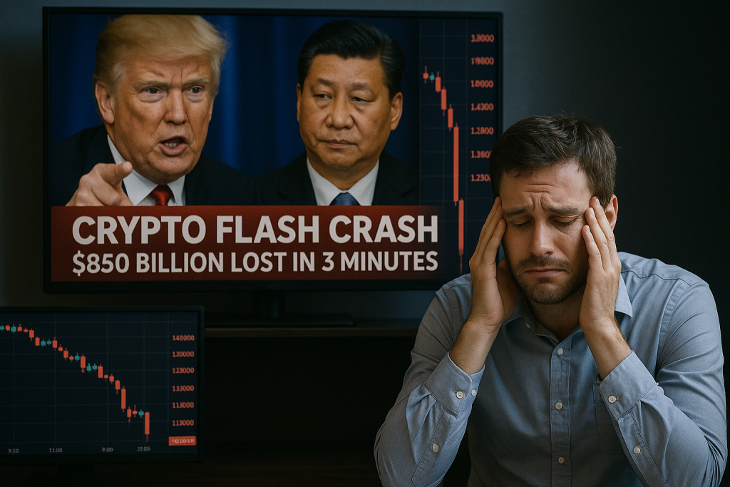Bitcoin-Kurs crasht historisch wegen Zoellen, Krieg, Insider-Trades und MM