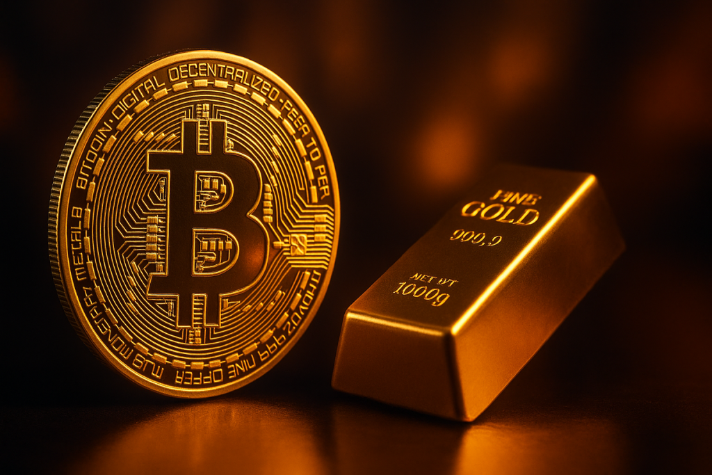 Bitcoin wuerde bei BTC-Gold-Verhaeltnis aus 2024 nun deutlich hoeher stehen