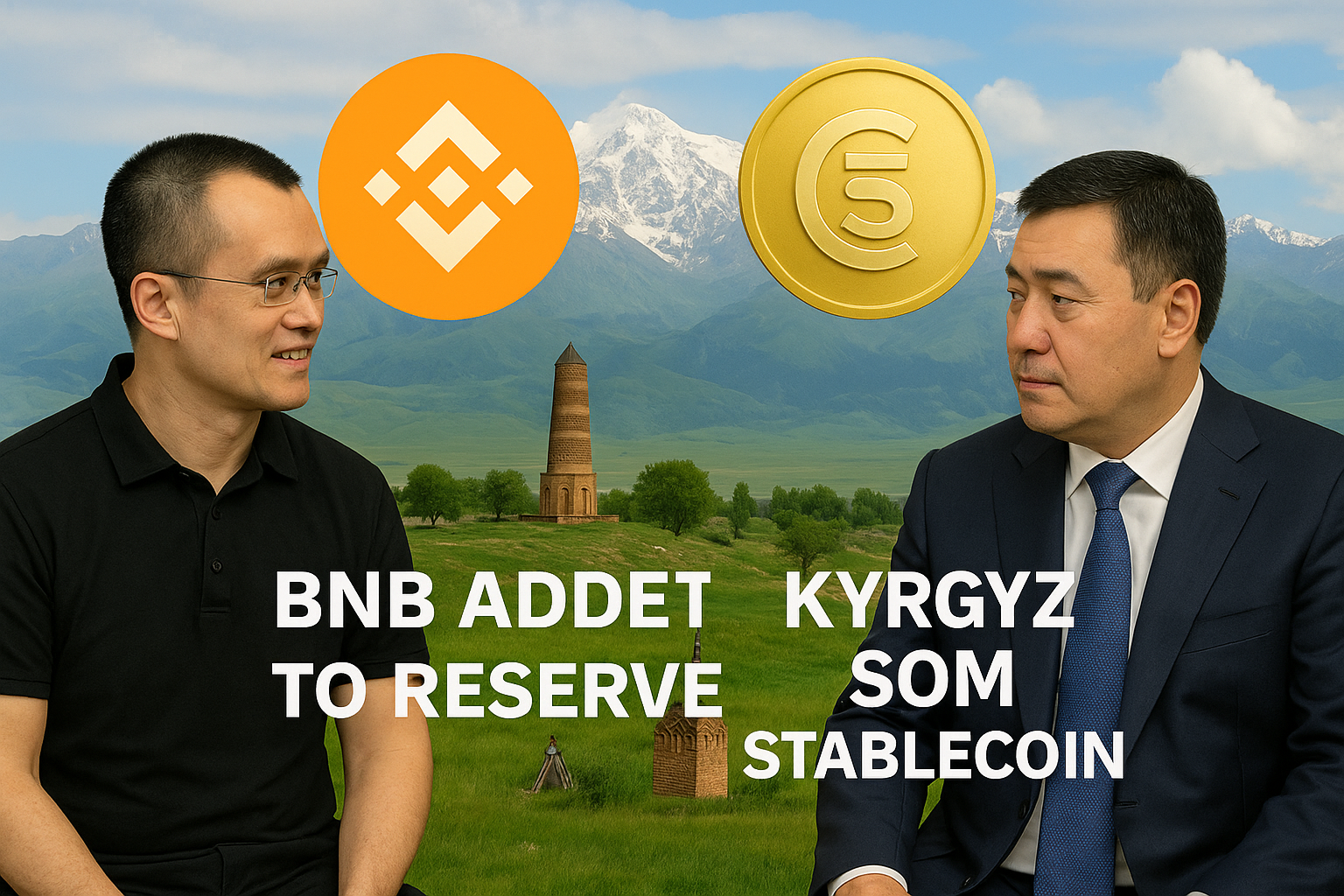 Changpeng Zhao (CZ) startet mit Kirgistan Krypto-Reserve und Stablecoin