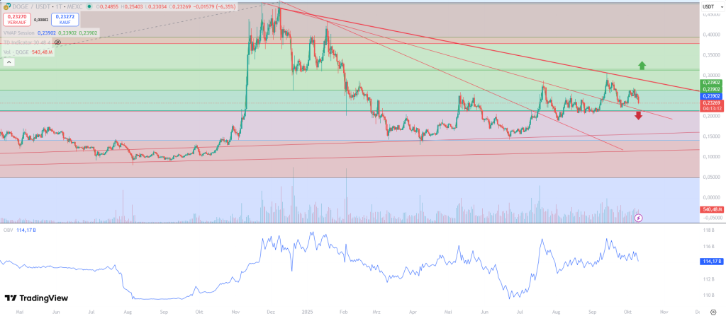 Dogecoin Chart 10 Okt