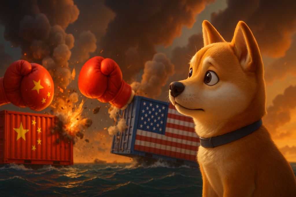 Dogecoin-Prognose Auch Hunde werden vom Wirtschaftskrieg beeinflusst