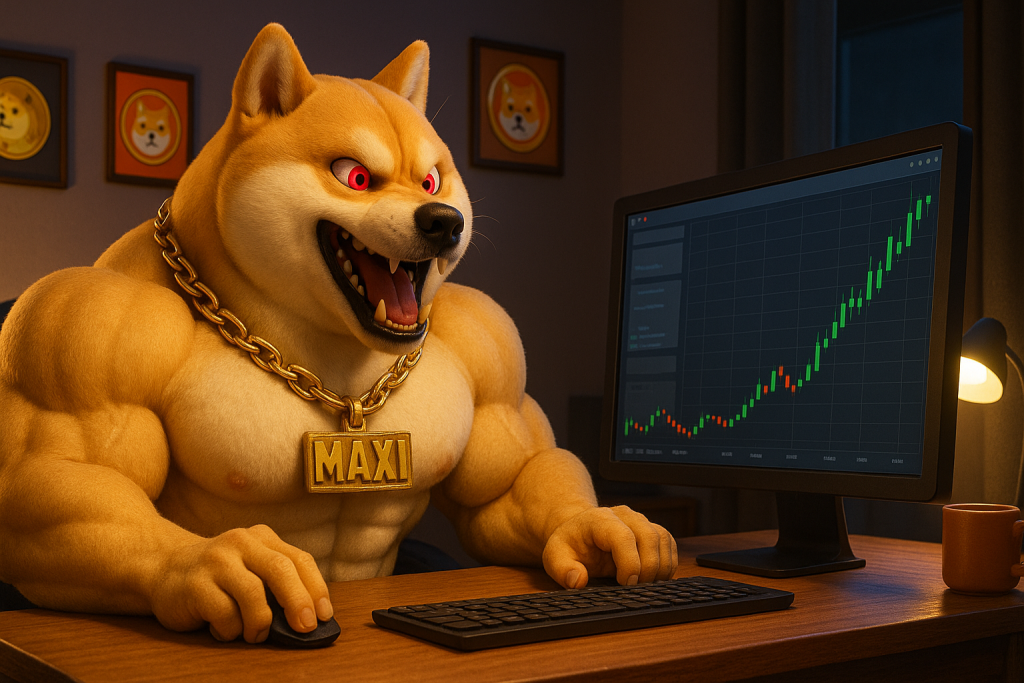 Dogecoin soll für Hypotheken und Maxi Doge fuer Ueberrenditen dienen