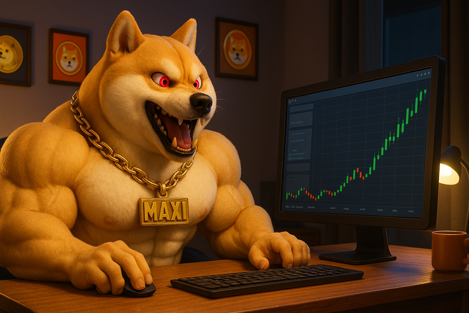 Dogecoin soll für Hypotheken und Maxi Doge für Überrenditen dienen