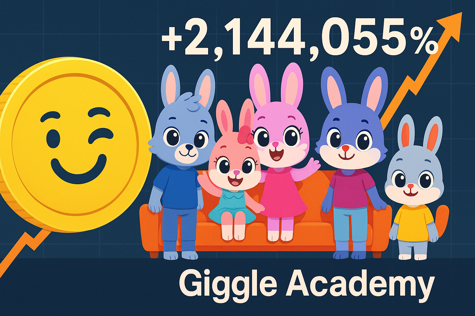 GIGGLE-Kurs-Prognose: Memecoin steigt mit Binance-CEO in Tagen 2.144.055 %