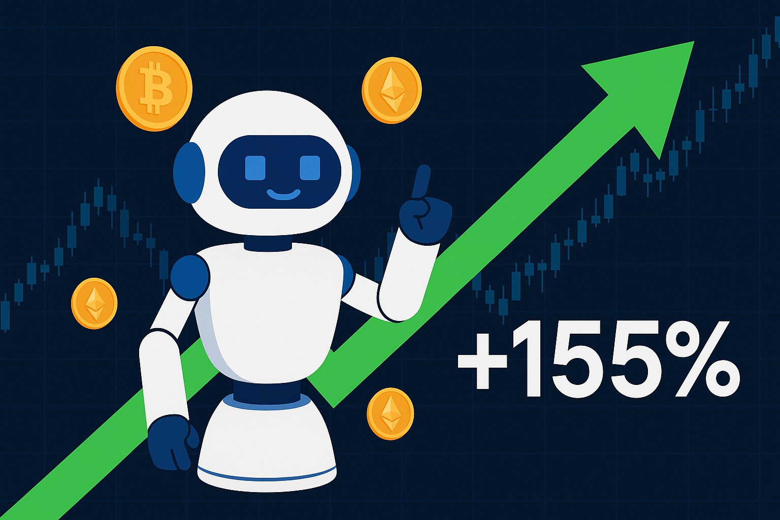 Krypto-Trading-Bots boomen und steigern Volumen um 155 %