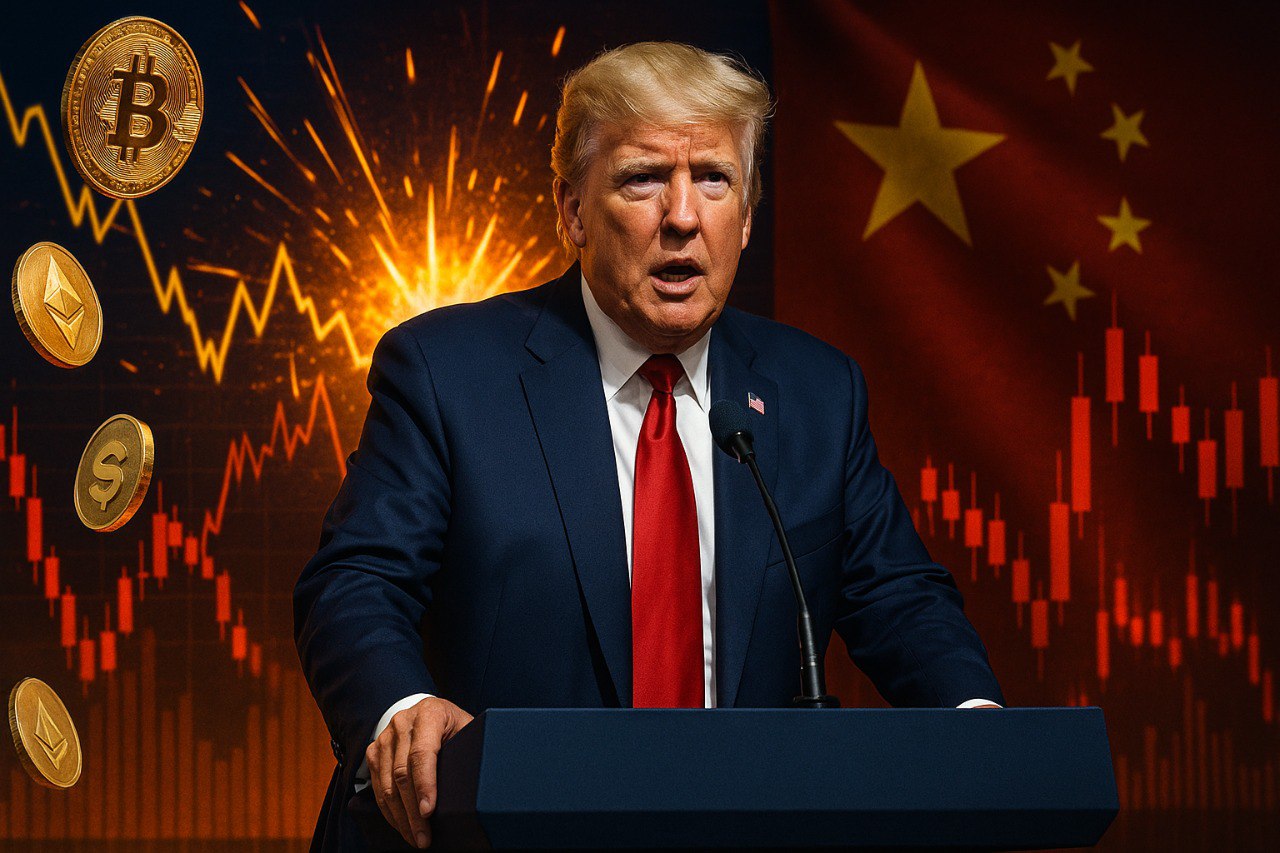 Trump’s 100%-Zölle auf China: 18 Milliarden Dollar Krypto-Crash erschüttert Märkte