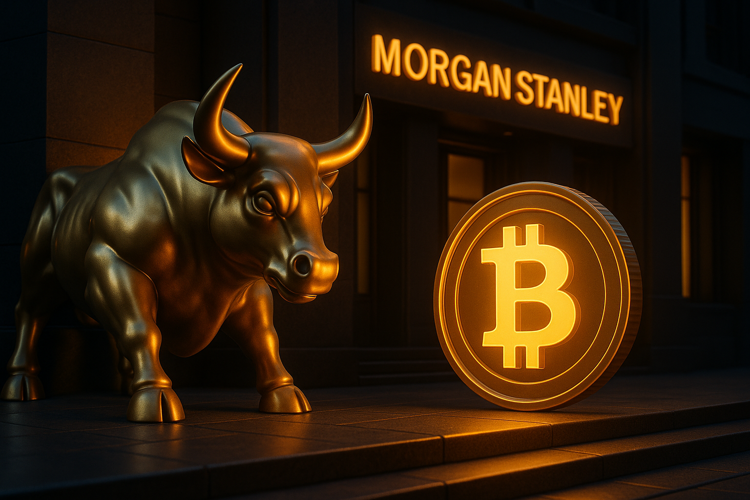 Wall Street wendet sich Bitcoin zu: Morgan Stanley empfiehlt Krypto-Allocation