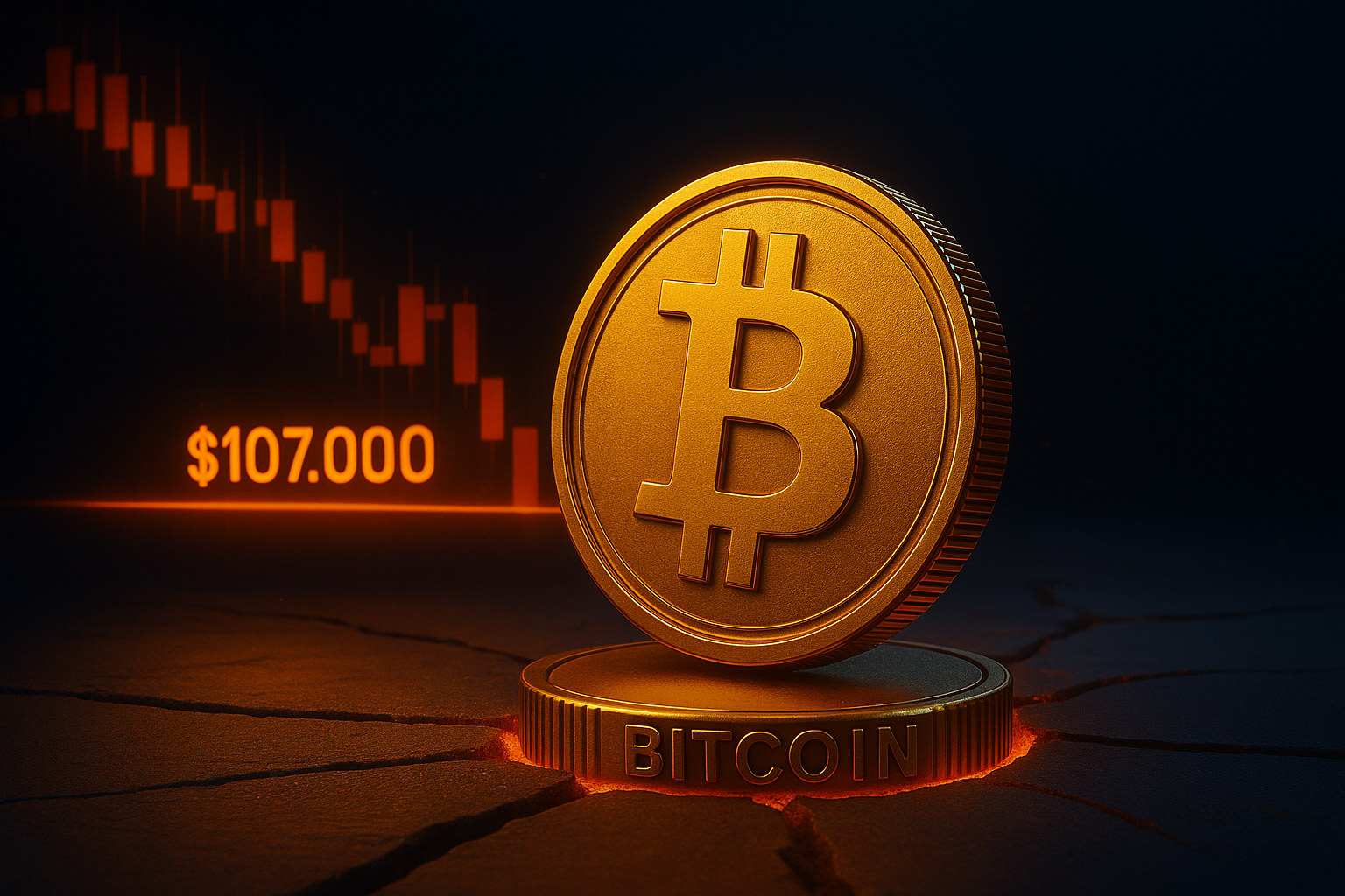 Bitcoin bei kritischer Marke: 107.000 Dollar entscheiden über weiteren Kursverlauf