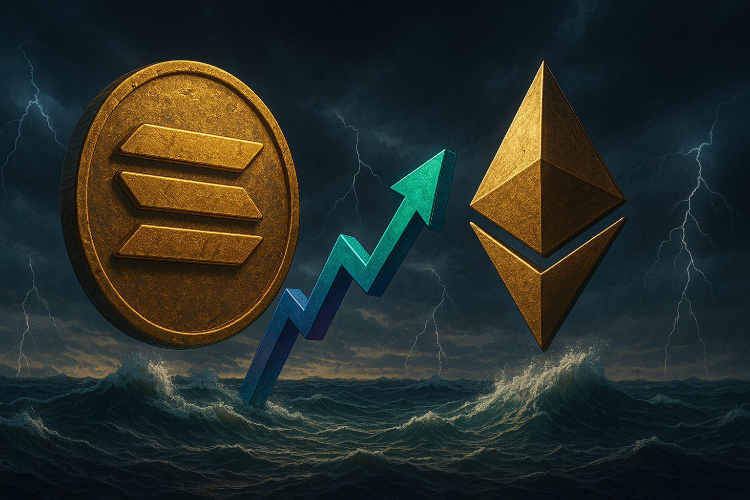 Ethereum oder Solana: Wer gewinnt das Rennen um die Blockchain-Vorherrschaft?