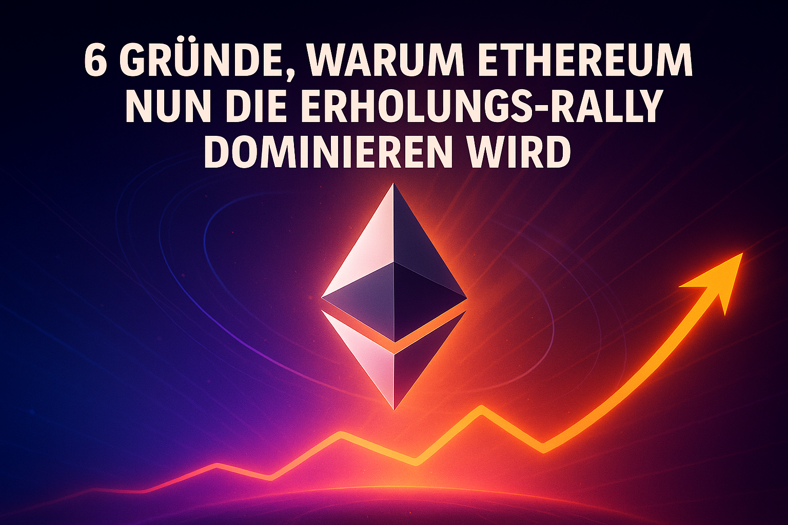 6 Gründe, warum Ethereum die Rally dominieren wird