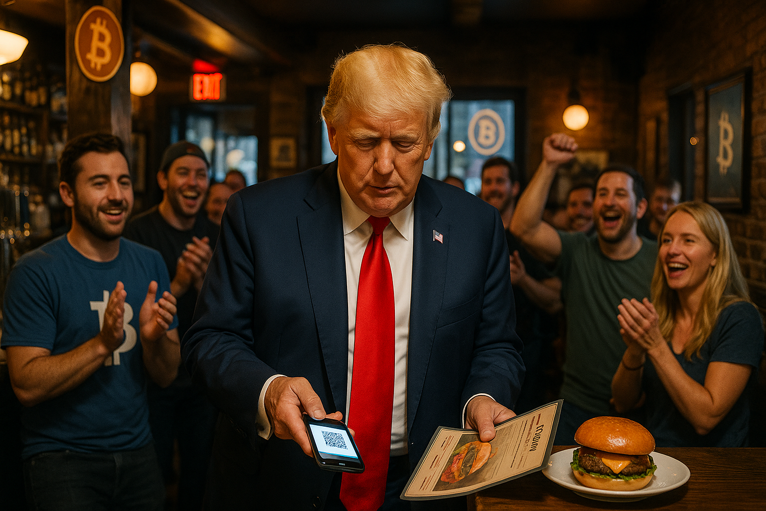 BTC wird von Donald Trump im Alltag benutzt und Bitcoin Hyper revolutioniert