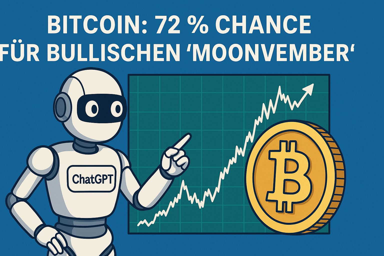 Irre Bitcoin Prognose von ChatGPT für November 2025 – zu 72 % bullisch!