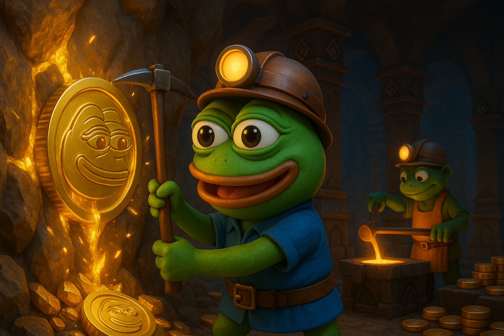 Krypto-Miner widmen sich KI, aber PepeNode ist intelligenter und guenstiger