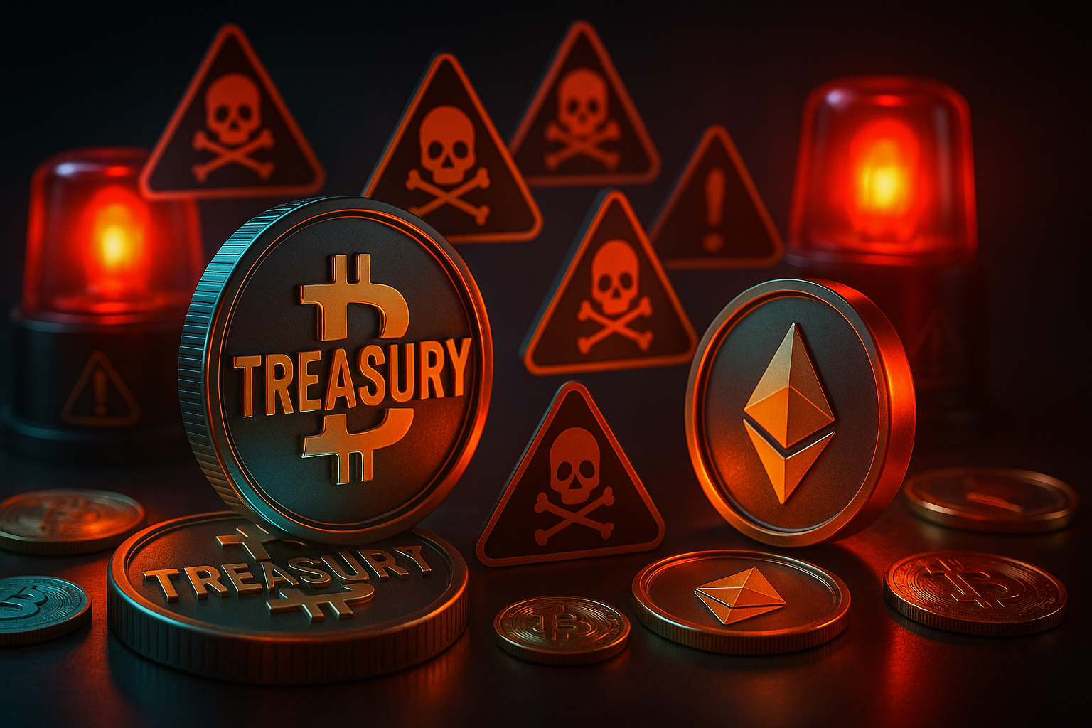 Krypto-News: Aus der Krypto-Treasuries (DATs)? Größere Gefahr droht im Crash!