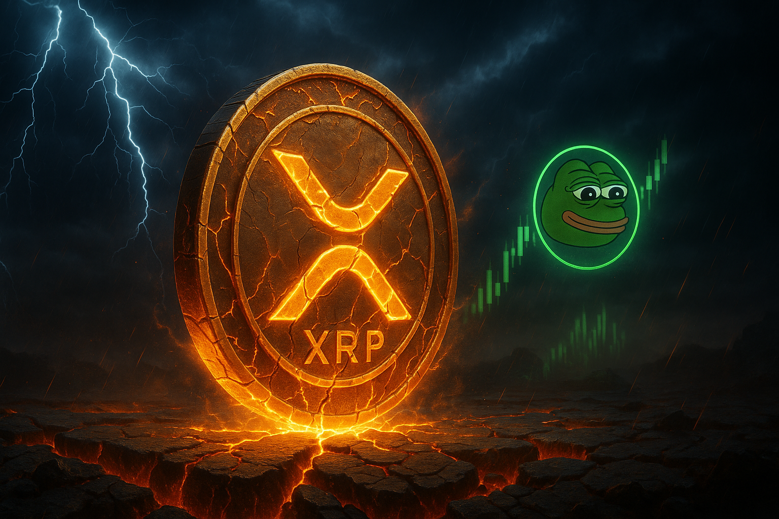 Ripple: XRP legt 16 % zu – PepeNode überzeugt mit 580 % Staking-Rendite