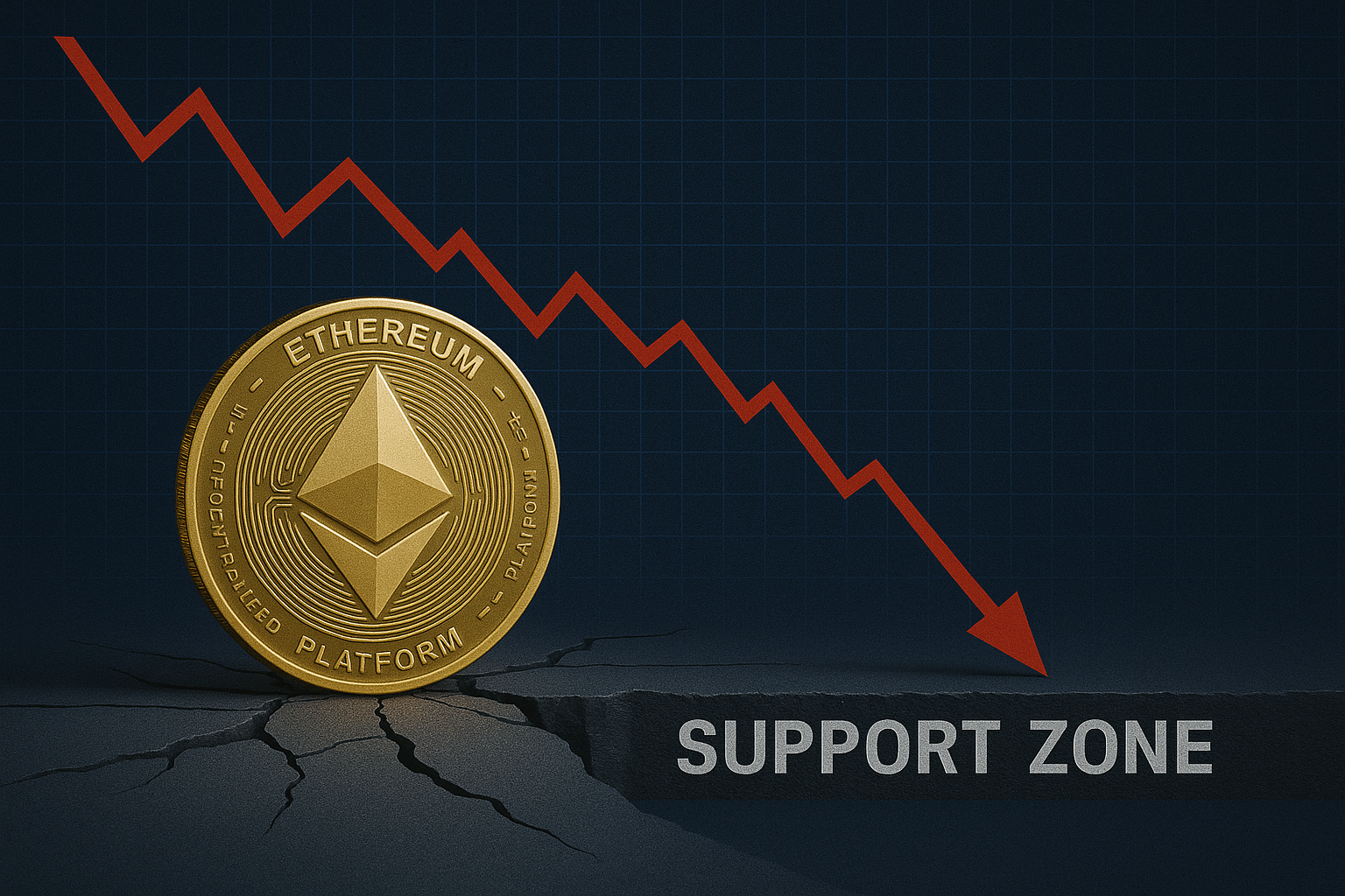 Ethereum rutscht weiter ab – wird die Support-Zone jetzt zum zentralen Brennpunkt?