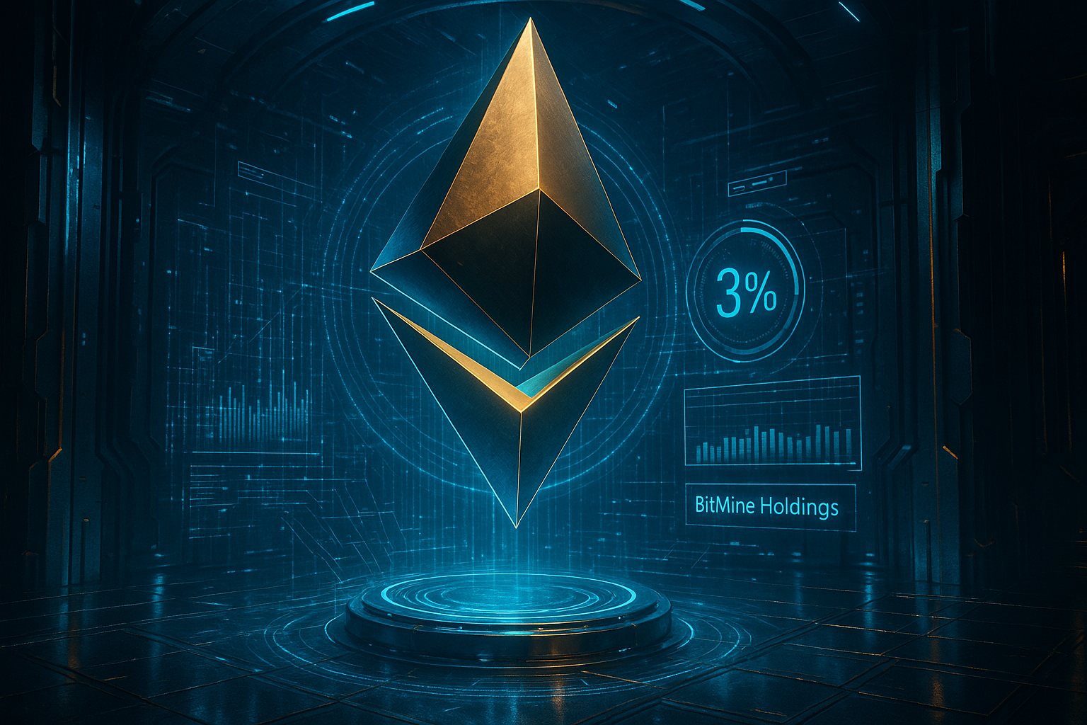 Ethereum: BitMine baut ETH-Bestände weiter aus – trotz Marktschwäche