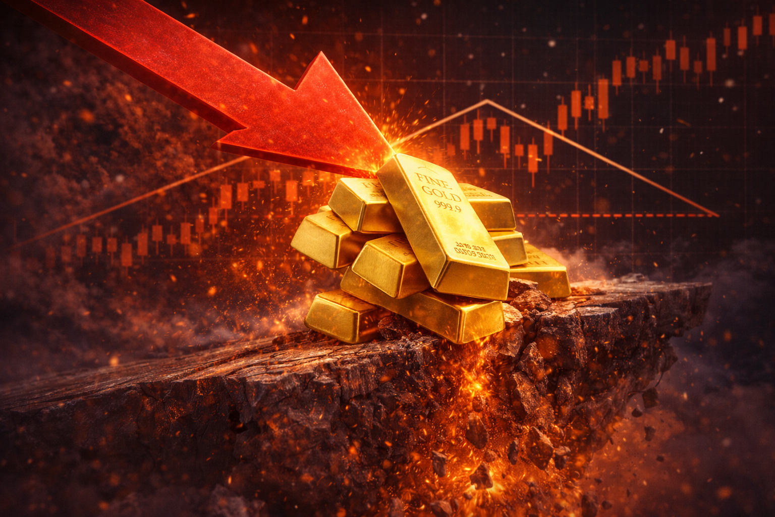 Gold am Abgrund: Experten erwarten scharfen Rückschlag