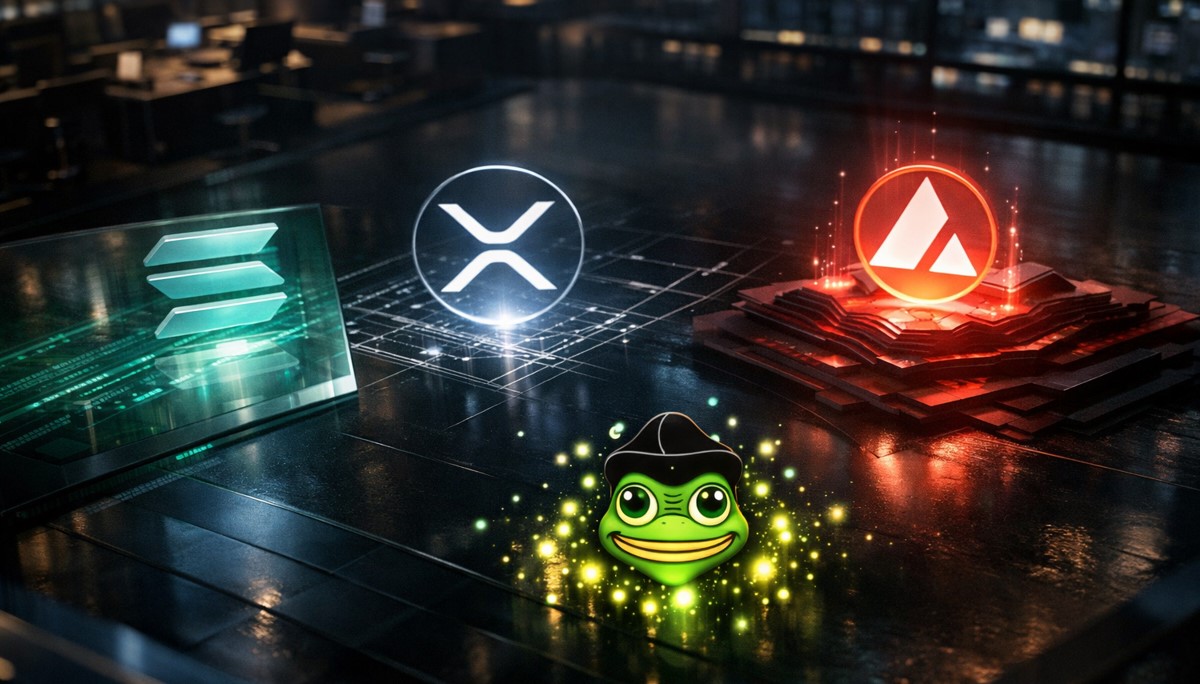 Welche Krypto Kaufen? Solana bleibt institutionell stark, XRP gewinnt neue Utility, Avalanche zieht Kapital an und PepeNode dominiert den Early-Stage-Buzz