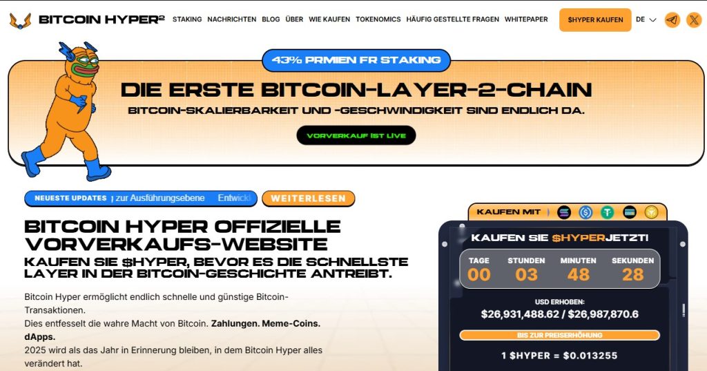 Bitcoin Hyper als spekulative Zusatzchance neben Solana
