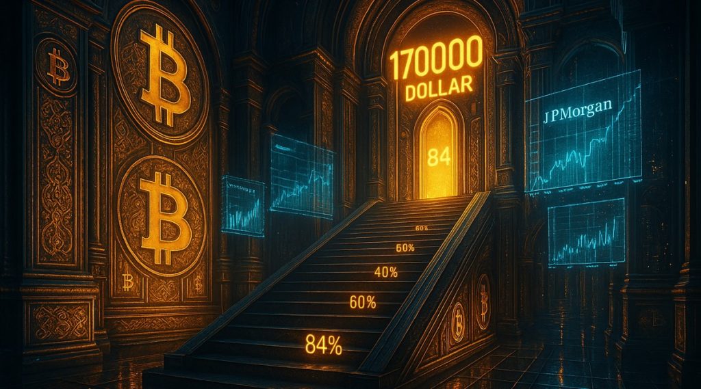 84% Anstieg in Sicht, Bitcoin Kurs Prognose zeigt mögliches Ziel bei 170000 Dollar laut JPMorgan