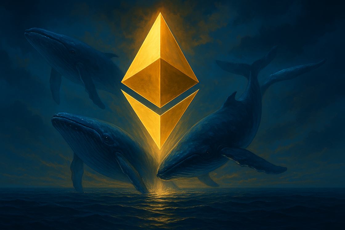 Ethereum im Fokus der Wale: Warum Großinvestoren trotz Seitwärtsphase bullish bleiben