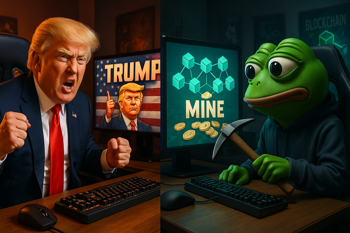 Trump-Gaming-Projekt sorgt für Diskussion – PepeNode bietet echtes Web3-Mine-to-Earn-Modell