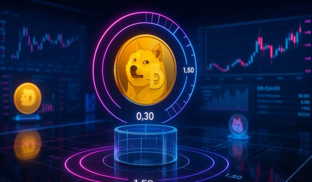Dogecoin Prognose 2026, Experten sehen hohe Volatilität und Chancen auf Anstieg bis 1,50