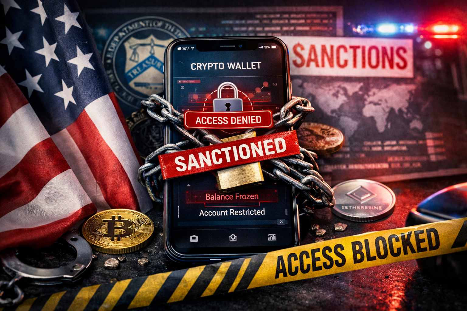 Krypto-Wallets von US-Sanktionen betroffen: Sind Ihre Coins gesperrt?