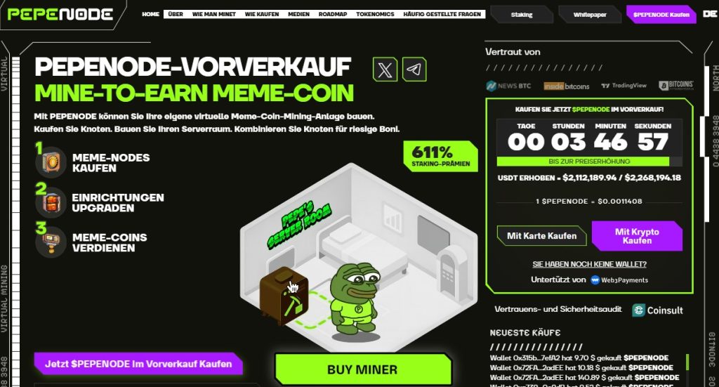 PepeNode, Meme Presale Dynamik und der indirekte Effekt auf Solana